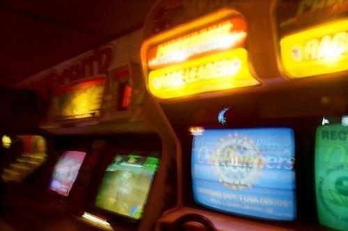 Vintage Arcade Games at Outer Harbor