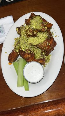 Garlic Pistachio Wings