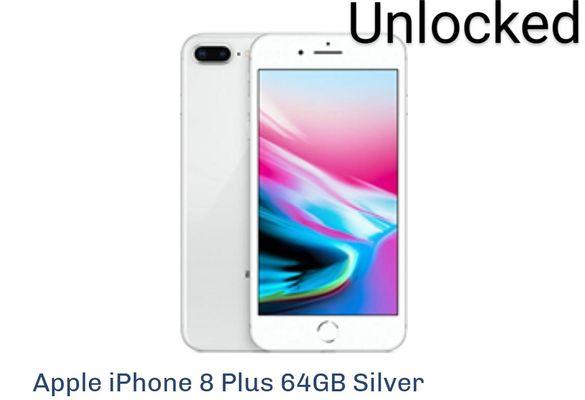 Iphone 8Plus 64Gb Global Unlocked Verizon/AT&T/T-Mobile/Boost/Metro Pcs/Mint Mobile/Cricket/TracFone/Straight Talk/Simple Mobile= $275.00