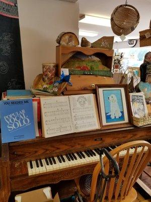 Piano at Sunsets West co-op store.