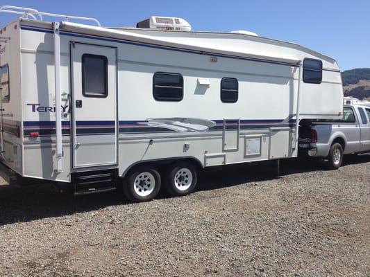 25 foot trailer bought from North Coast RV!