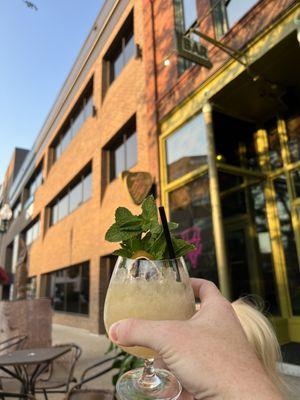 Mai Tai on the patio. So good!