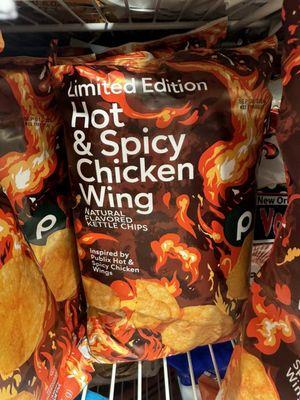 New Chips coming home with me for NFL season!! Hot & Spicy Chicken Wings