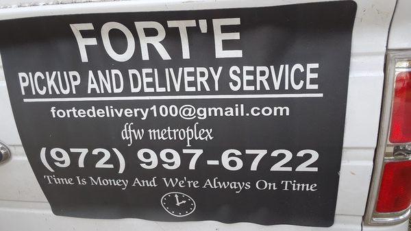 Forte Pickup and Delivery Service and Small Moves