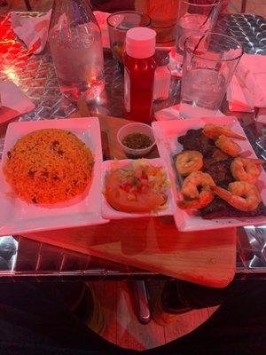 Mar & Tierra/Steak & Shrimp