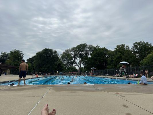 Large, clean pool for all ages and lots of space to hangout.