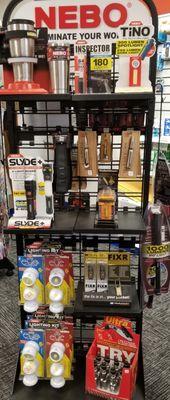 NEBO sold here! Stop by to see our selection of NEBO and True Utility products!