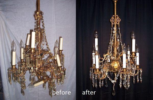 Lighting Inc. in Raleigh can completely restore that old chandelier you've had your eye on putting back up...