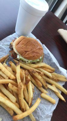 Double Bacon Cheeseburger w/Fries