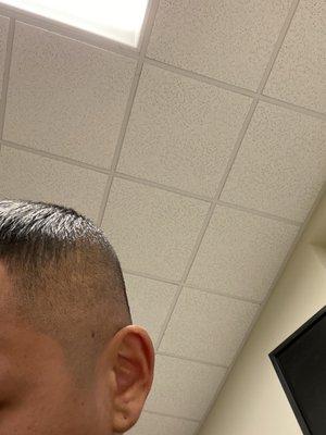 Asked for MEDIUM/LOW skin fade and got a high