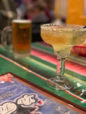 Beer and cadillac margarita