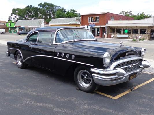 FOR SALE: RARE 1955 Black Buick Roadmaster 2 dr. Coupe Contact us at (847) 546-4416 if interested.