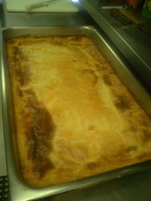 Fresh moussaka right out of the oven!!