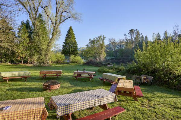 It's always a good time to have a picnic by the river!