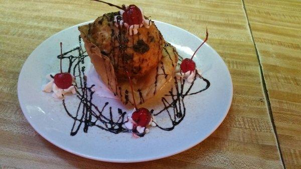 Fried ice cream