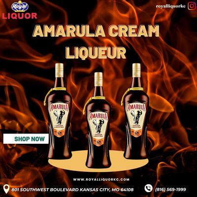 Amarula Cream Liqueur is now available at Royal Liquor in Kansas City, MO. This smooth and indulgent liqueur, made from African marula