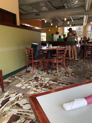 Dining area view. Nice place, nice people, nice food.