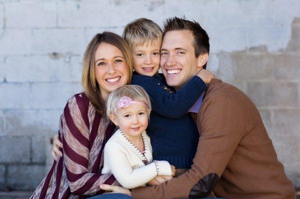 Drs Denny and Mandy Warren and their sweet family.