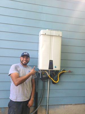 Installing a tankless unit