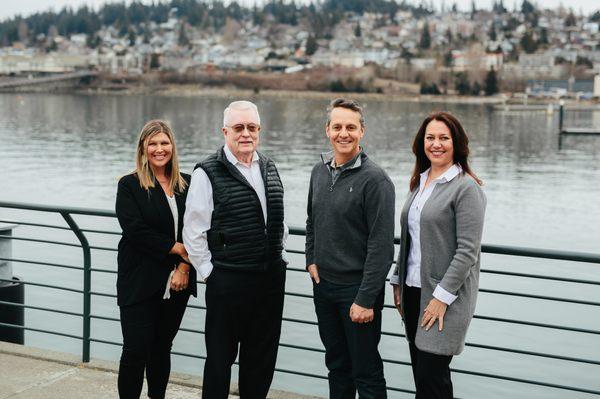 Your Bellingham Real Estate Team ~ Teresa Honcoop, Ron Young, Gordon Neufeld, Shannon Neufeld