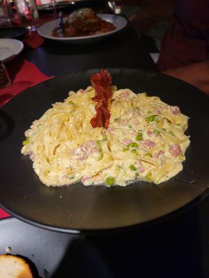 Fettuccine carbonara