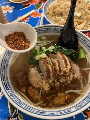 Slow Cooked Duck in 5 Spice Broth