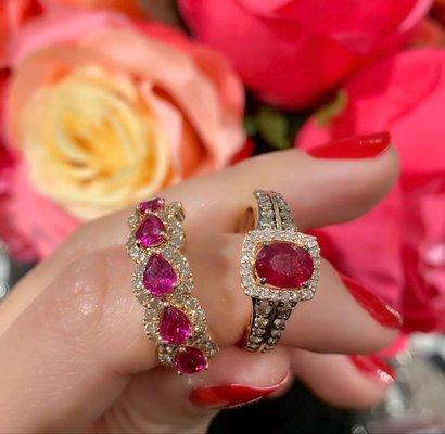 Le Vian offers beautiful designs with exceptional gemstones.  Shop your favorite flavor at Benchmark Jewelers.