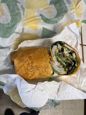 The entire wrap of goodness!