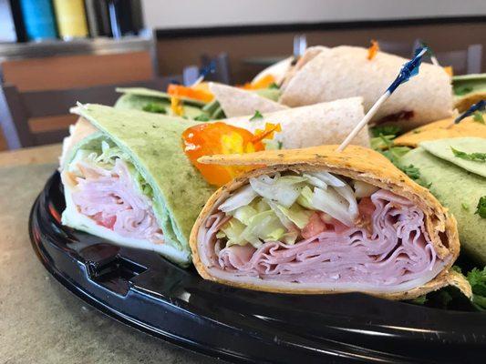 We offer an assortment of wraps, subs, gyros and more!