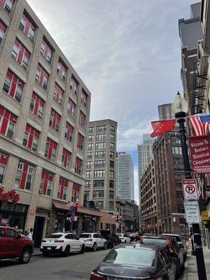 Chinatown in  Boston.