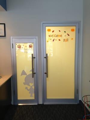 Mini door for mini patients too cute!!