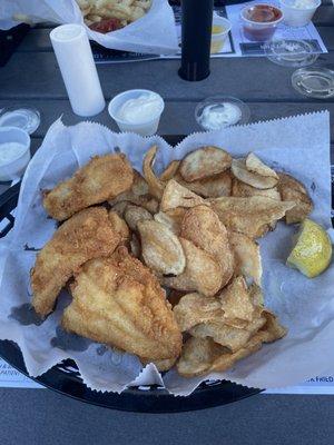 Catfish (small), house fries