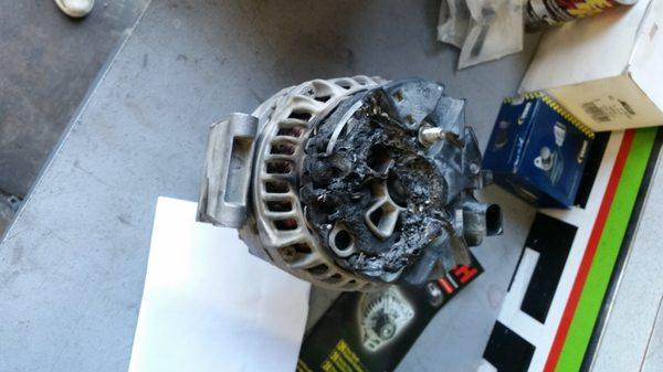 A bad Alternator can cause a fire!