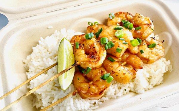 Shrimp skewers