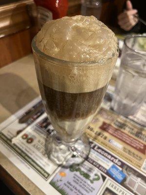 Root beer float