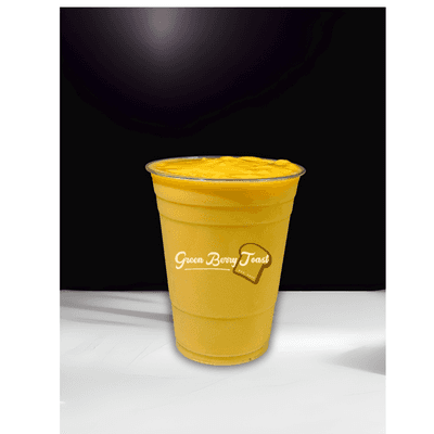 Try our Mangolicious! Crafted with mangos, Almond milk and a splash of honey!