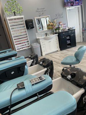 Pedicure chairs