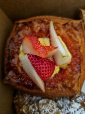 Strawberry guava passion fruit danish