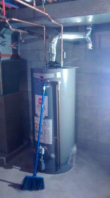 commercial water heater installation