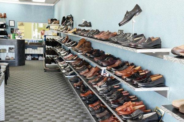 Inside our Shoe Store