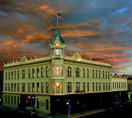 Downtown Baker City. Geiser Grand Hotel est. 1889