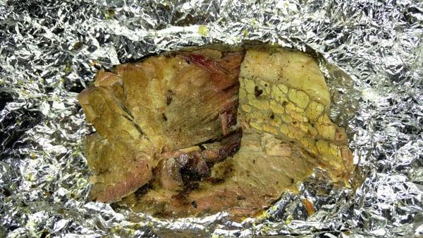 What's left of the Brisket OMG