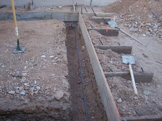 Concrete Footings for a Room Addition