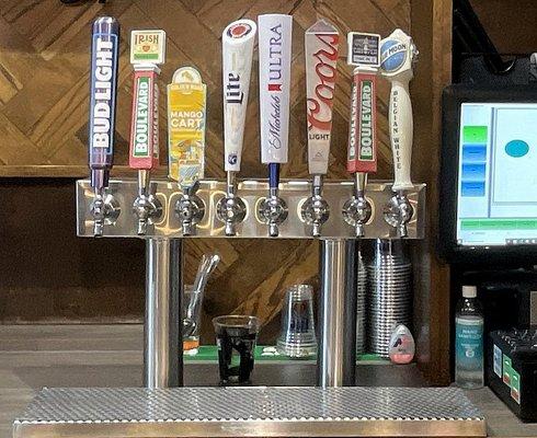 Eight Beers on Tap