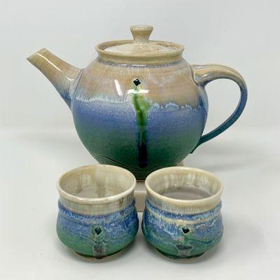 Gorgeous tea set by Ed Triece available in the gallery.