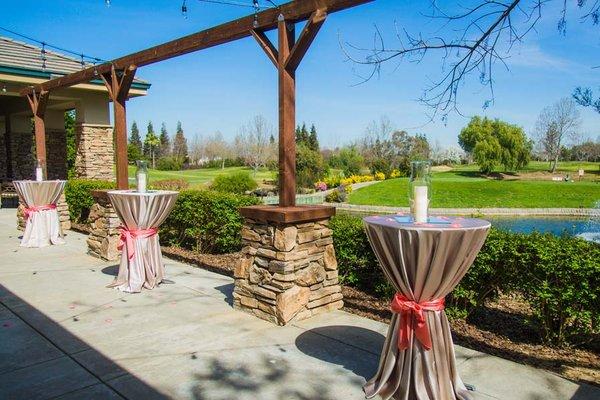 Cocktail Patio at Brentwood by Wedgewood Weddings