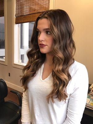 Balayage by Madeleine Barnette and haircut by Ralph Barnette