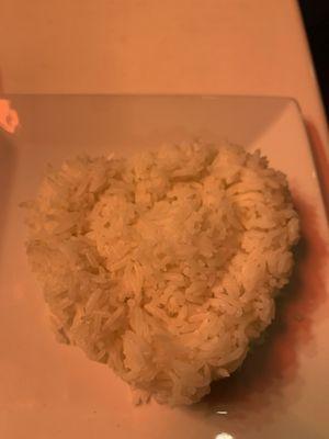 Rice with a heart.