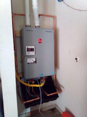 Tankless Water Heater Installation