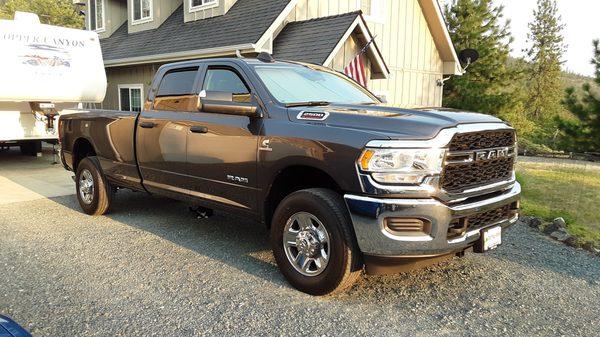 My new 2019 RAM 2500 Tradesman 4x4 Crew cab Long bed, 6/7L Cummins Tony